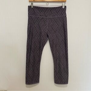 Lorna Jane Purple Crop Leggings | Small‎ S | High Rise Yoga Pants Active